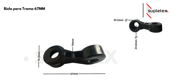 Biela para trama 67mm