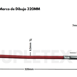 Resorte redondo para marco de dibujo 320MM