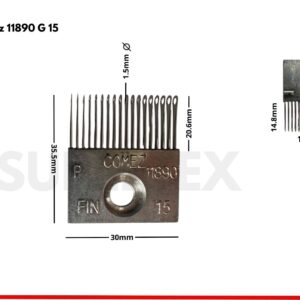 Facete Peine Comez 11890 G 15
