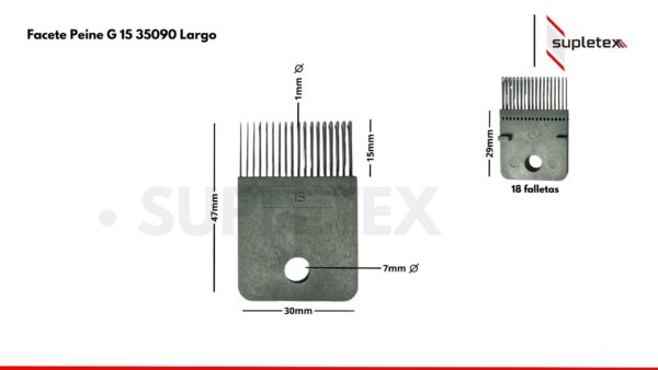 Facete Peine G 15 35090 Largo