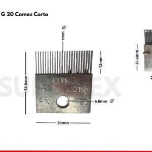 Facete Peine 33195 G 20 Comez Corto