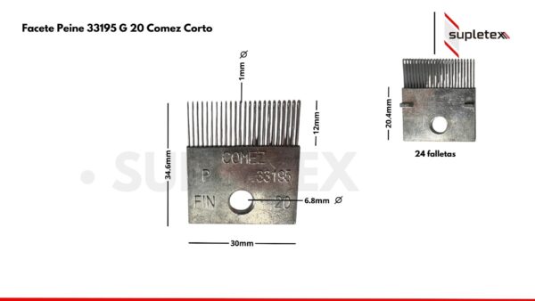 Facete Peine 33195 G 20 Comez Corto