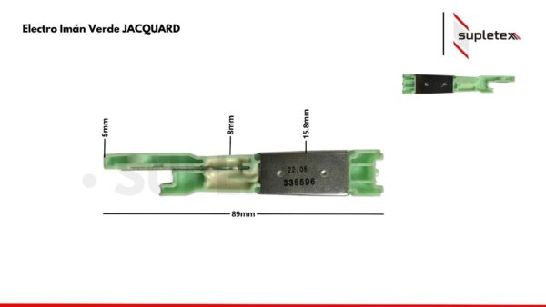 Electro Imán Verde JACQUARD