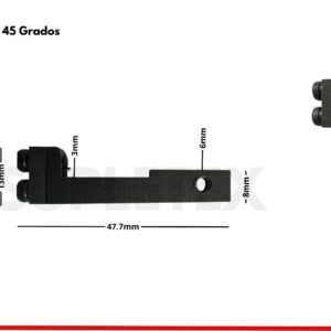 Porta Agujas YITAI 45 Grados