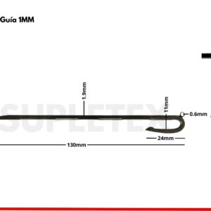 Paral Guiahilo con Guía 1MM