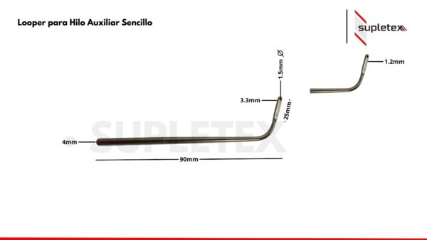 Looper para hilo auxiliar sencillo