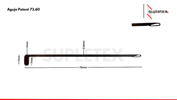 Aguja Patent 73.60