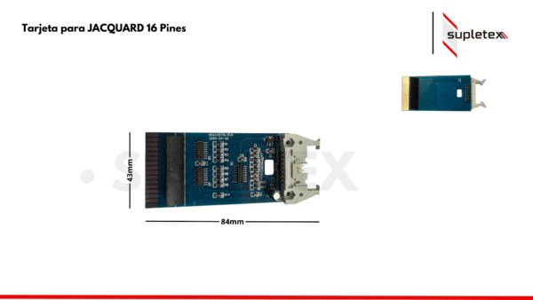 Tarjeta para JACQUARD 16 Pines